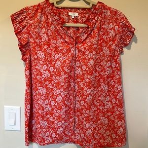 Voy lightweight flower print top